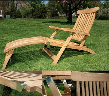 Picture of Teak Steamer Lounger